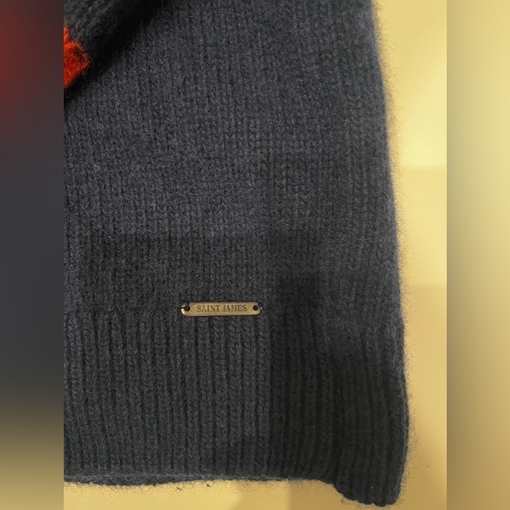 Saint James Wool Sweater Size 8 - Picture 4 of 7
